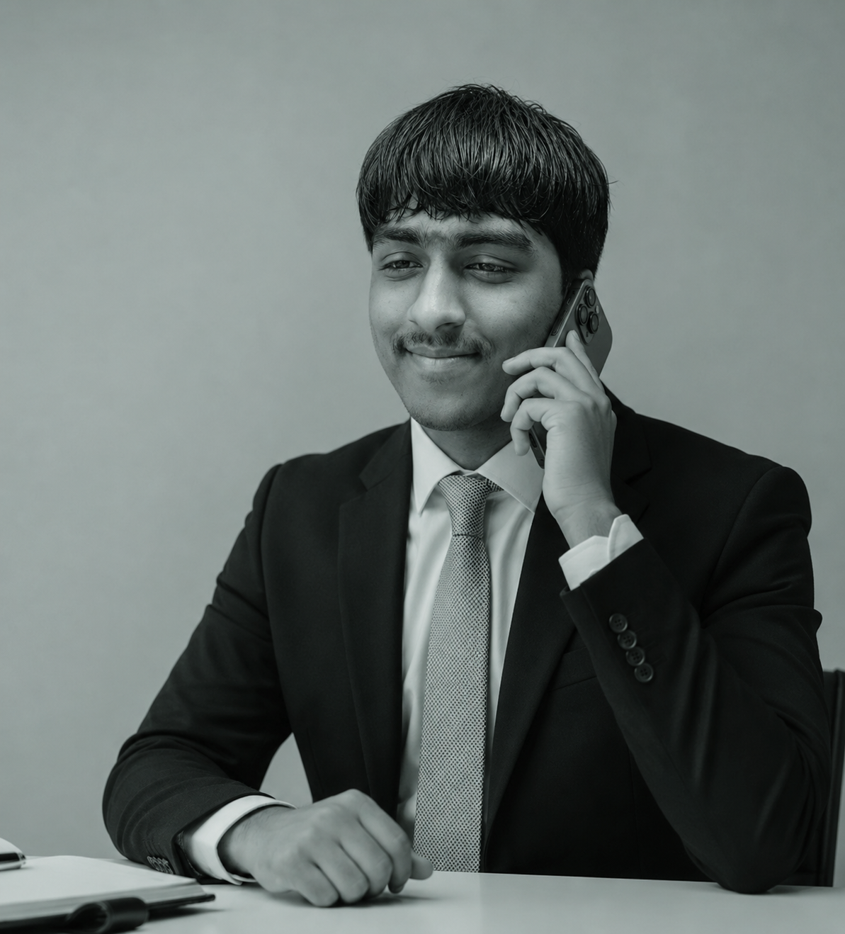 Ashwanth S on a client call