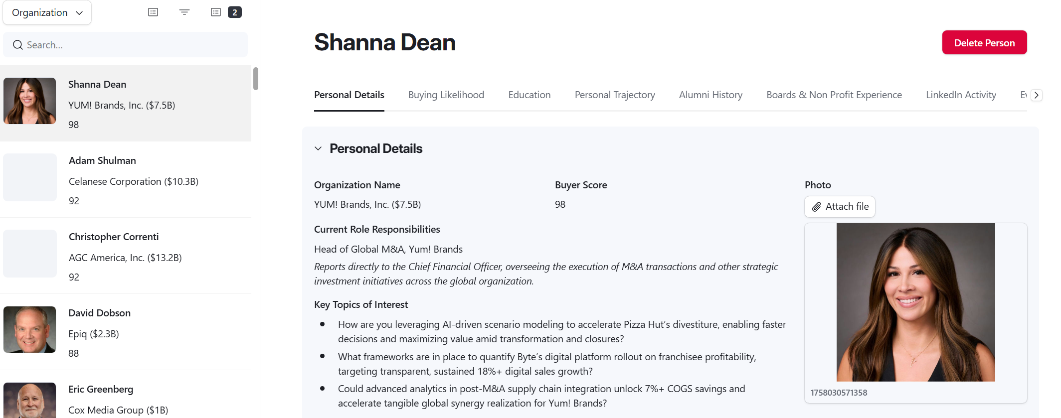 Executive Intelligence Dashboard